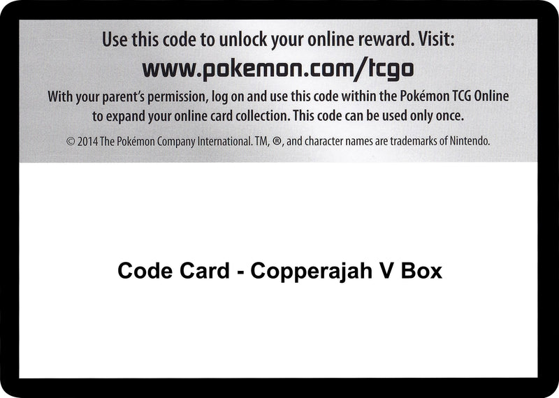 Code Card Copperajah V Box [SWSH02]