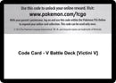 Code Card V Battle Deck Victini V [MCAP]