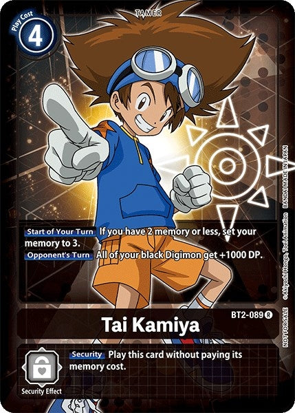 Image for Tai Kamiya - BT2-089 (Official Tournament Pack Vol.3) [Release Special Booster]