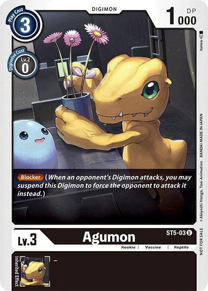 Image for Agumon (Official Tournament Pack Vol.3) [Starter Deck 05: Machine Black]