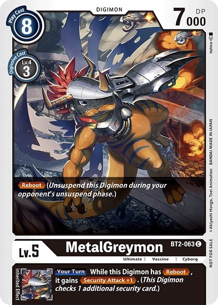 Image for MetalGreymon - BT2-063 (Official Tournament Pack Vol.3) [Release Special Booster]