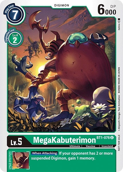 Image for MegaKabuterimon (Official Tournament Pack Vol.3) [Release Special Booster]