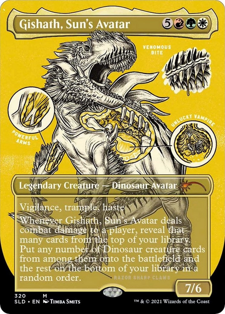 Gishath Suns Avatar Foil Etched (320) [SLD]