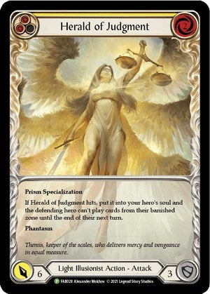 Image for Herald of Judgment - FAB028 [Flesh and Blood: Promo Cards]