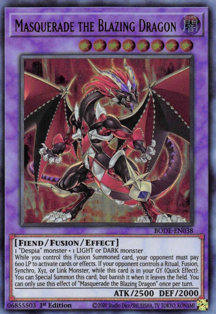 Masquerade the Blazing Dragon (BODE-EN038) [BODE]