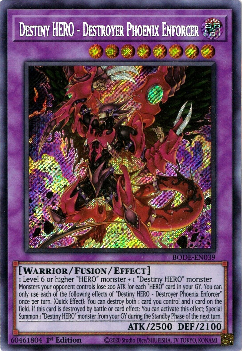 Destiny HERO Destroyer Phoenix Enforcer (BODE-EN039) [BODE]