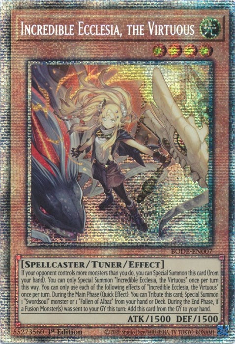 Incredible Ecclesia the Virtuous Starlight Rare (BODE-EN007) [BODE]