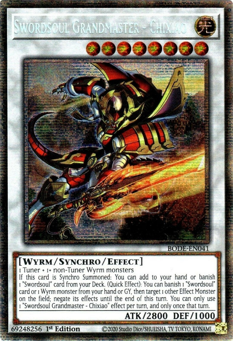 Swordsoul Grandmaster Chixiao Starlight Rare (BODE-EN041) [BODE]