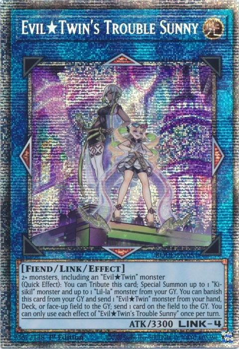 Evil Twins Trouble Sunny Starlight Rare (BODE-EN051) [BODE]