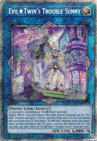 Evil Twins Trouble Sunny Starlight Rare (BODE-EN051) [BODE]