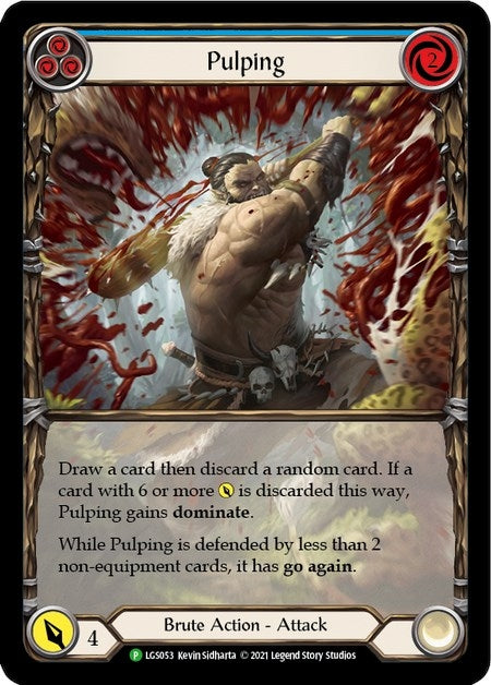 Image for Pulping (Blue) [Flesh and Blood: Promo Cards]
