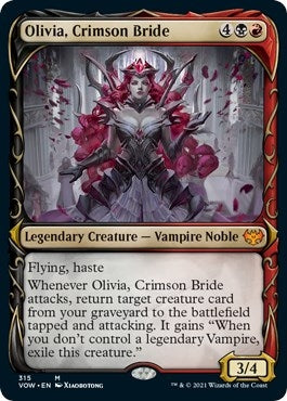 Olivia, Crimson Bride (Showcase Fang Frame) [Innistrad: Crimson Vow]