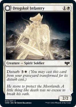 Drogskol Infantry // Drogskol Armaments [Innistrad: Crimson Vow]