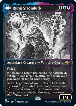 Runo Stromkirk // Krothuss, Lord of the Deep (Showcase Eternal Night) [Innistrad: Crimson Vow]
