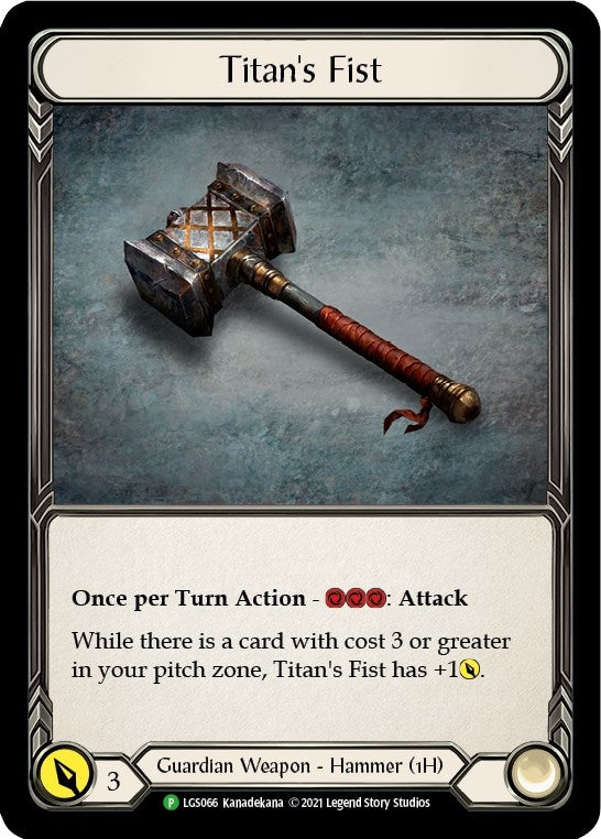 Image for Titan's Fist [Flesh and Blood: Promo Cards]