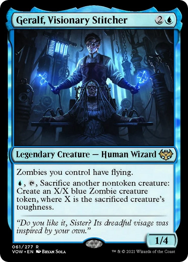 Geralf, Visionary Stitcher [Innistrad: Crimson Vow]