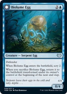 Biolume Egg // Biolume Serpent [Innistrad: Crimson Vow]
