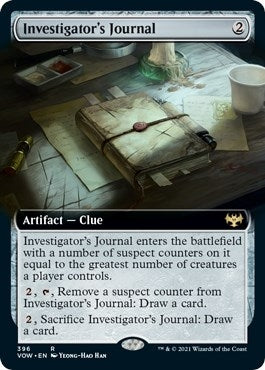 Investigator's Journal (Extended Art) [Innistrad: Crimson Vow]