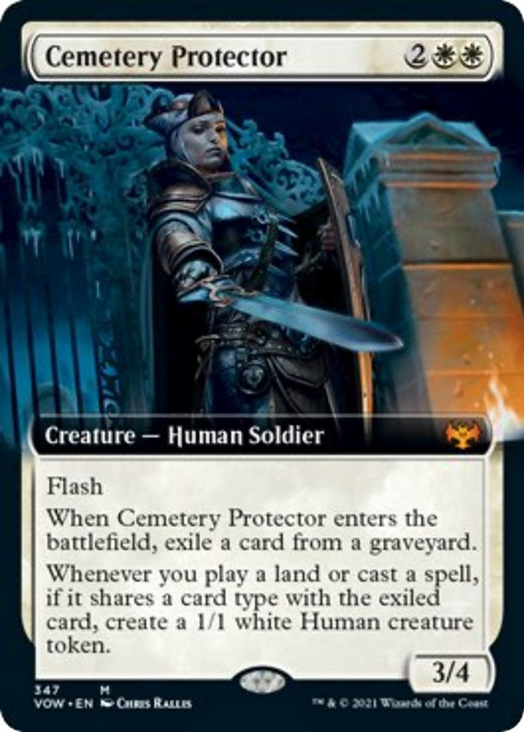 Cemetery Protector Extended Art (347) [VOW]