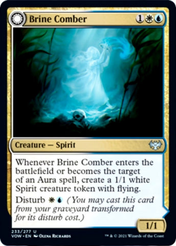 Brine Comber // Brinebound Gift [Innistrad: Crimson Vow]