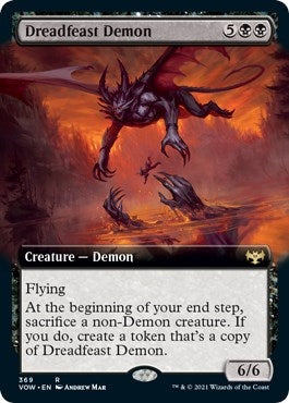 Dreadfeast Demon Extended Art (369) [VOW]