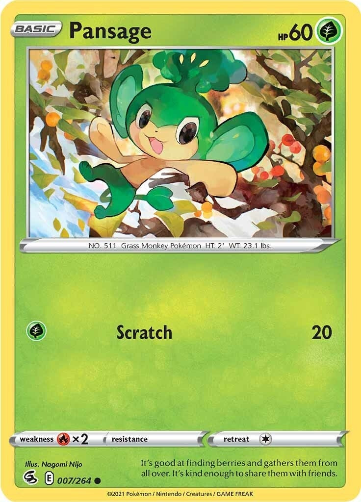 Pansage (007/264) [SWSH08]