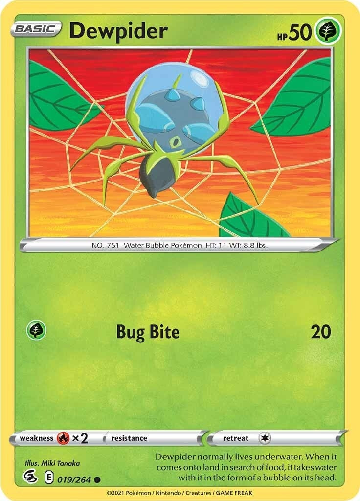 Dewpider (019/264) [SWSH08]