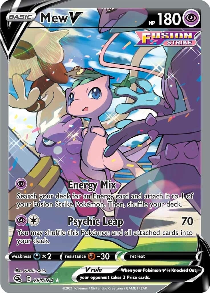 Mew V Alternate Full Art (251/264) [SWSH08]