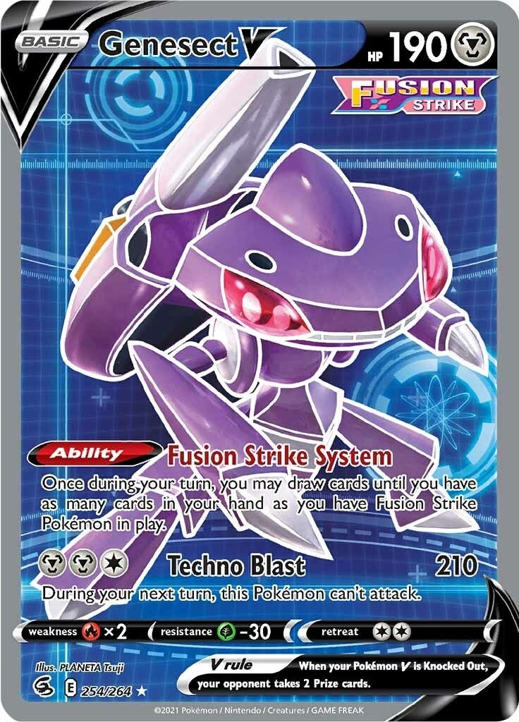 Genesect V Full Art (254/264) [SWSH08]