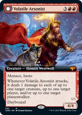 Volatile Arsonist Extended Art (382) [VOW]