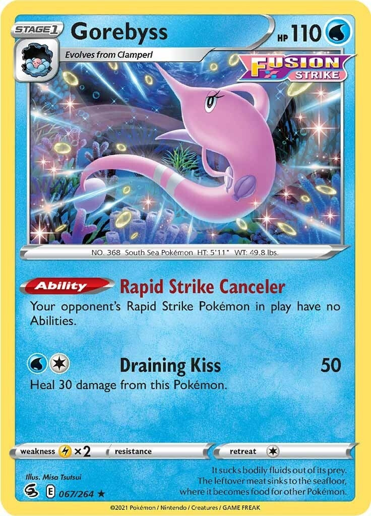 Gorebyss (067/264) (SWSH08: Fusion Strike)