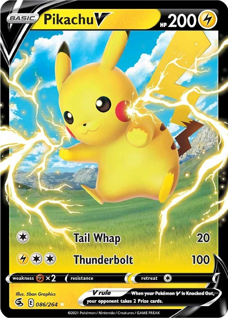 Pikachu V (086/264) [SWSH08]