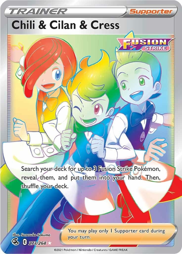 Chili and Cilan and Cress Secret (273/264) [SWSH08]