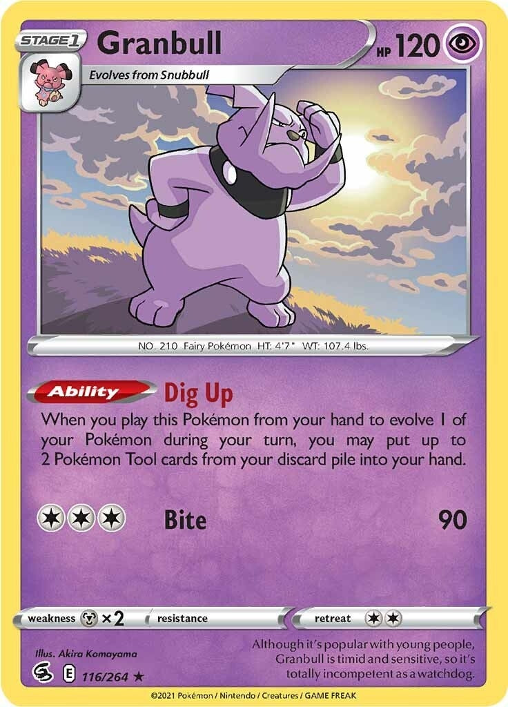 Granbull (116/264) (SWSH08: Fusion Strike)
