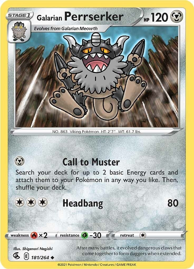 Galarian Perrserker (181/264) [SWSH08]