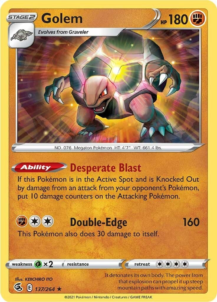 Golem (137/264) (SWSH08: Fusion Strike)