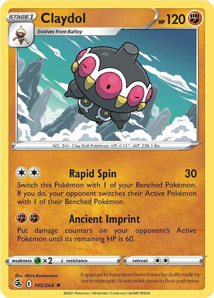 Claydol (145/264) (SWSH08: Fusion Strike)