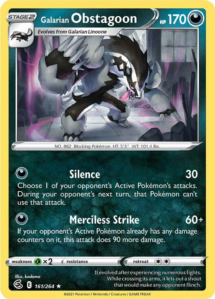 Galarian Obstagoon (161/264) [SWSH08]