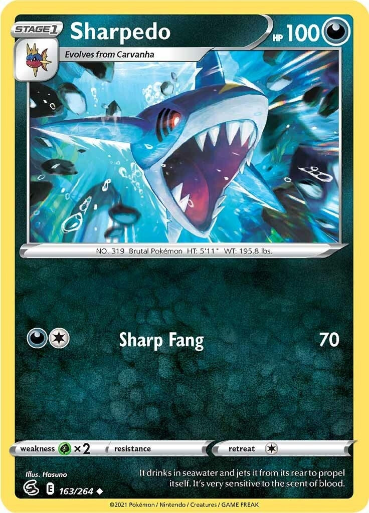 Sharpedo (163/264) [SWSH08]