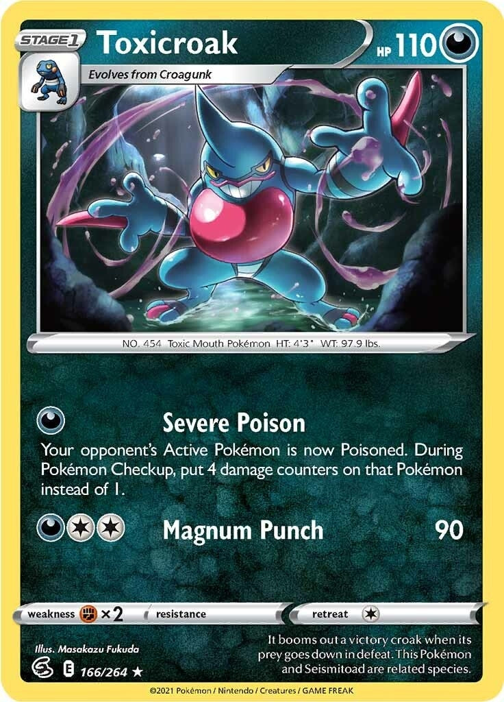 Toxicroak (166/264) [SWSH08]