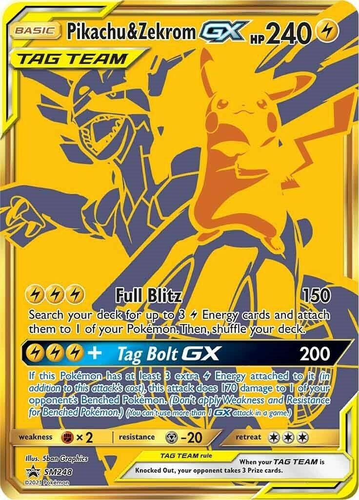 Pikachu and Zekrom GX SM248 (SM248) [SMP]
