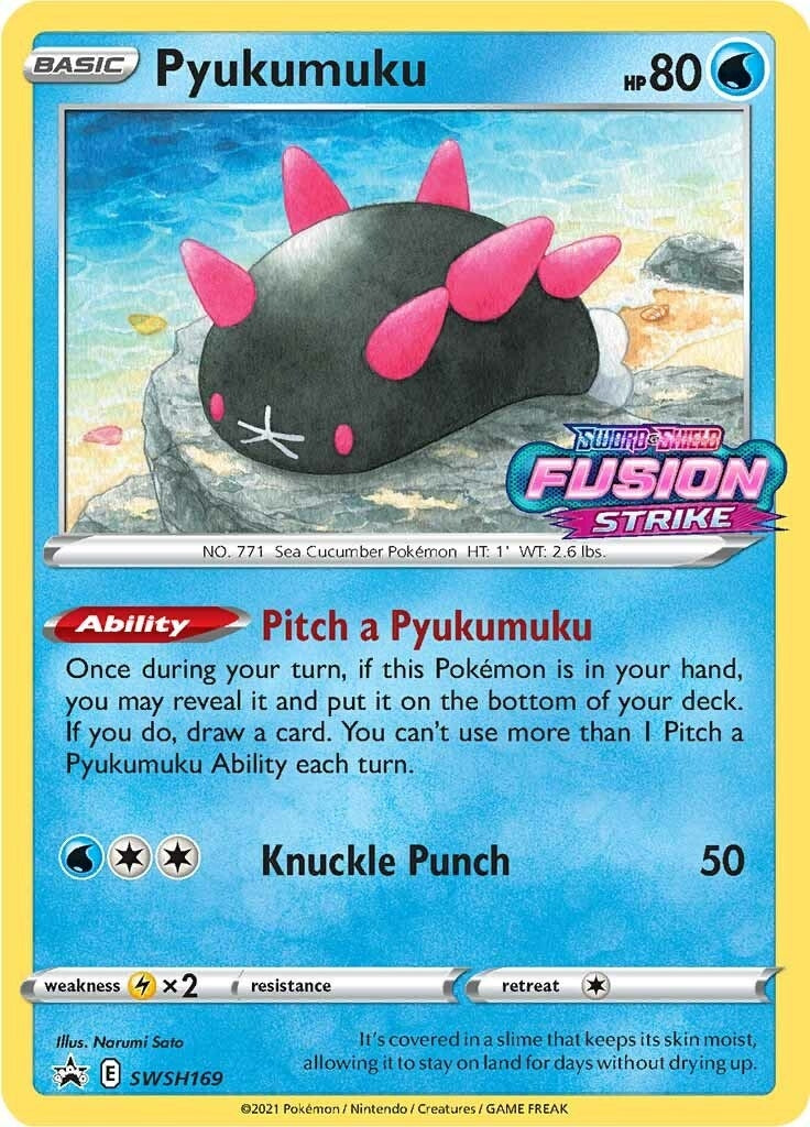 Pyukumuku SWSH169 Prerelease (SWSH169) [SWSD]