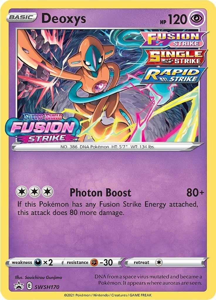 Deoxys SWSH170 Prerelease (SWSH170) [SWSD]