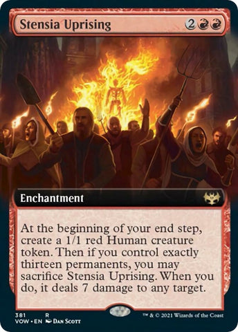 Stensia Uprising (Extended Art) [Innistrad: Crimson Vow]