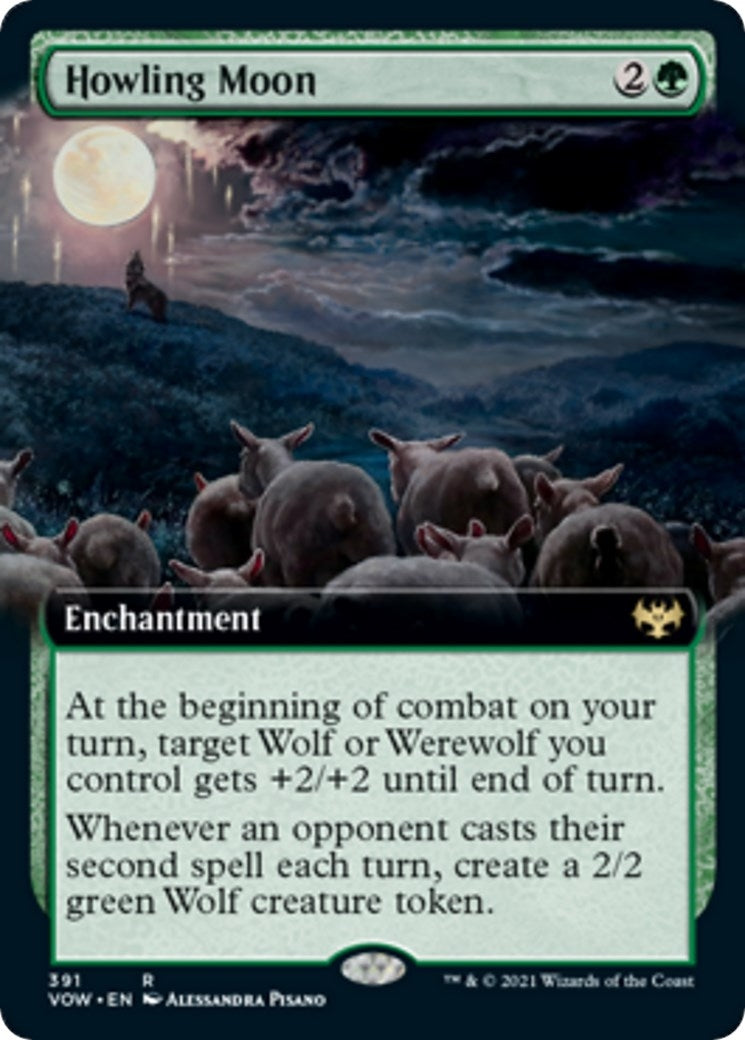 Howling Moon (Extended Art) [Innistrad: Crimson Vow]