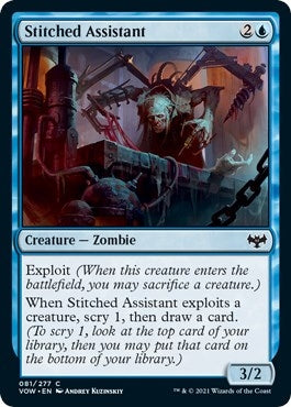 Stitched Assistant [Innistrad: Crimson Vow]