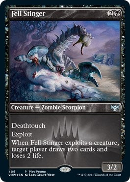 Fell Stinger (Play Promo) [Innistrad: Crimson Vow]