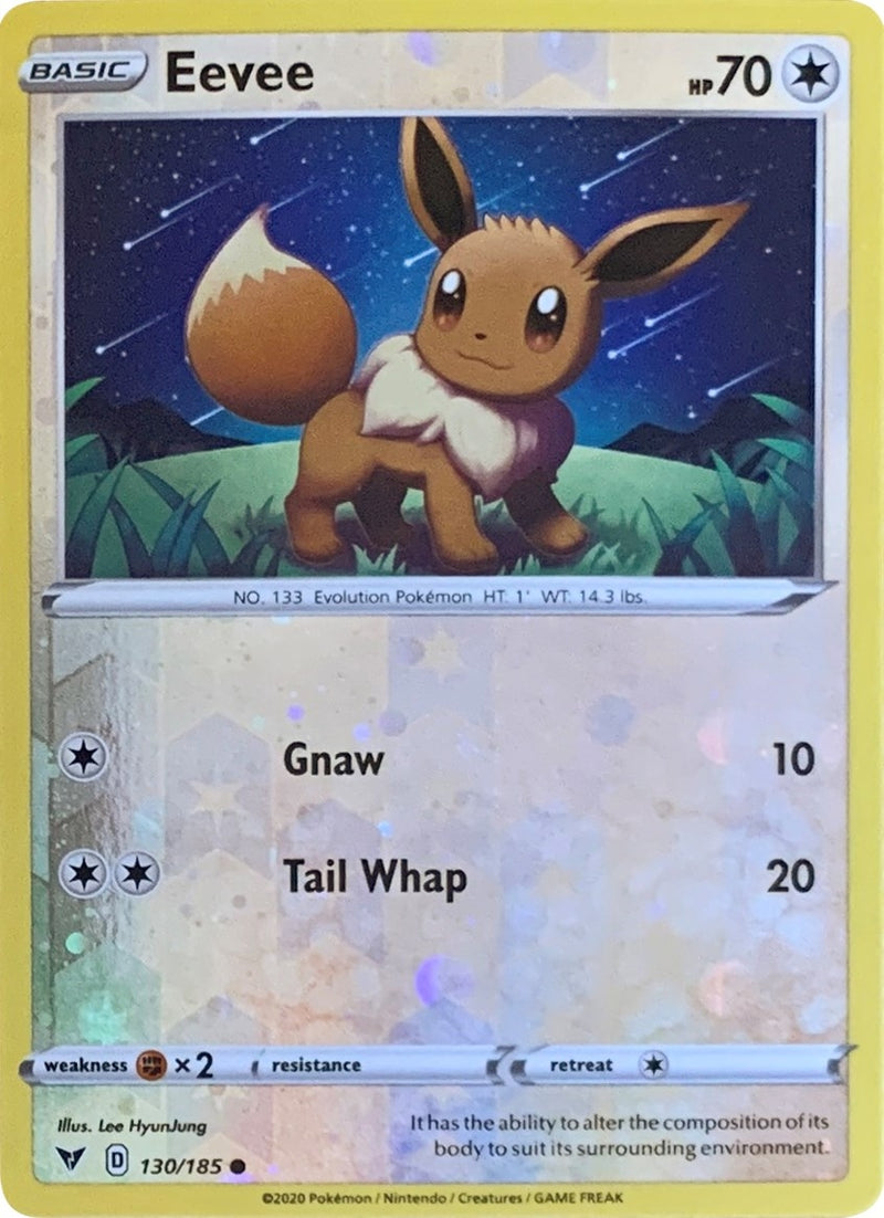 Eevee 130 185 Reverse Cosmos Holo (130/185) [MCAP]