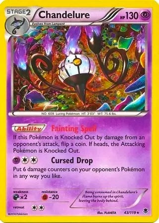 Chandelure 43 119 Cosmos Holo (043/119) [BLE]