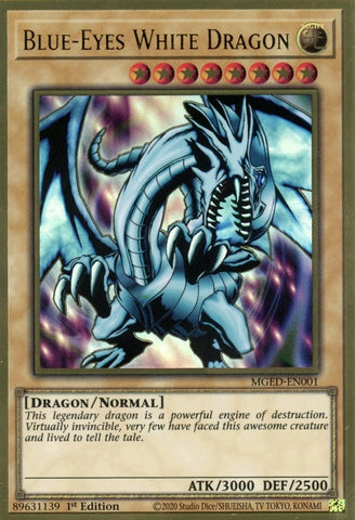 Blue Eyes White Dragon (MGED-EN001) [MGED]